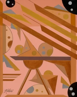 Floating Spears & Spheres -Art Prints Shop Kateri Floating Spears and Spheres 2 Original