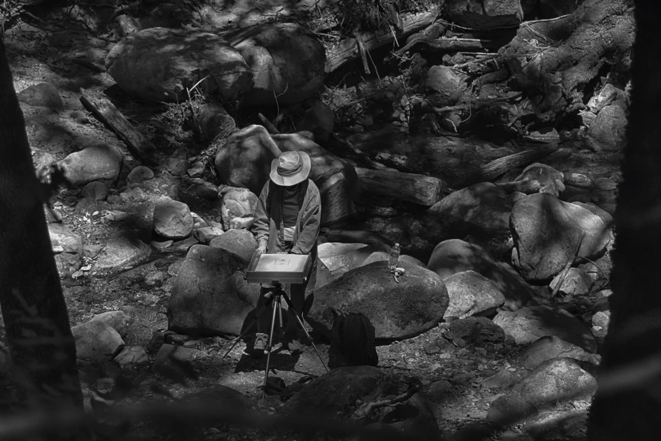 Artist In Forest 1 Artist In Forest