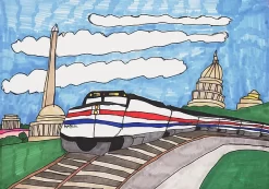 Washington, D.C.: Amtrak And The Capitol Building